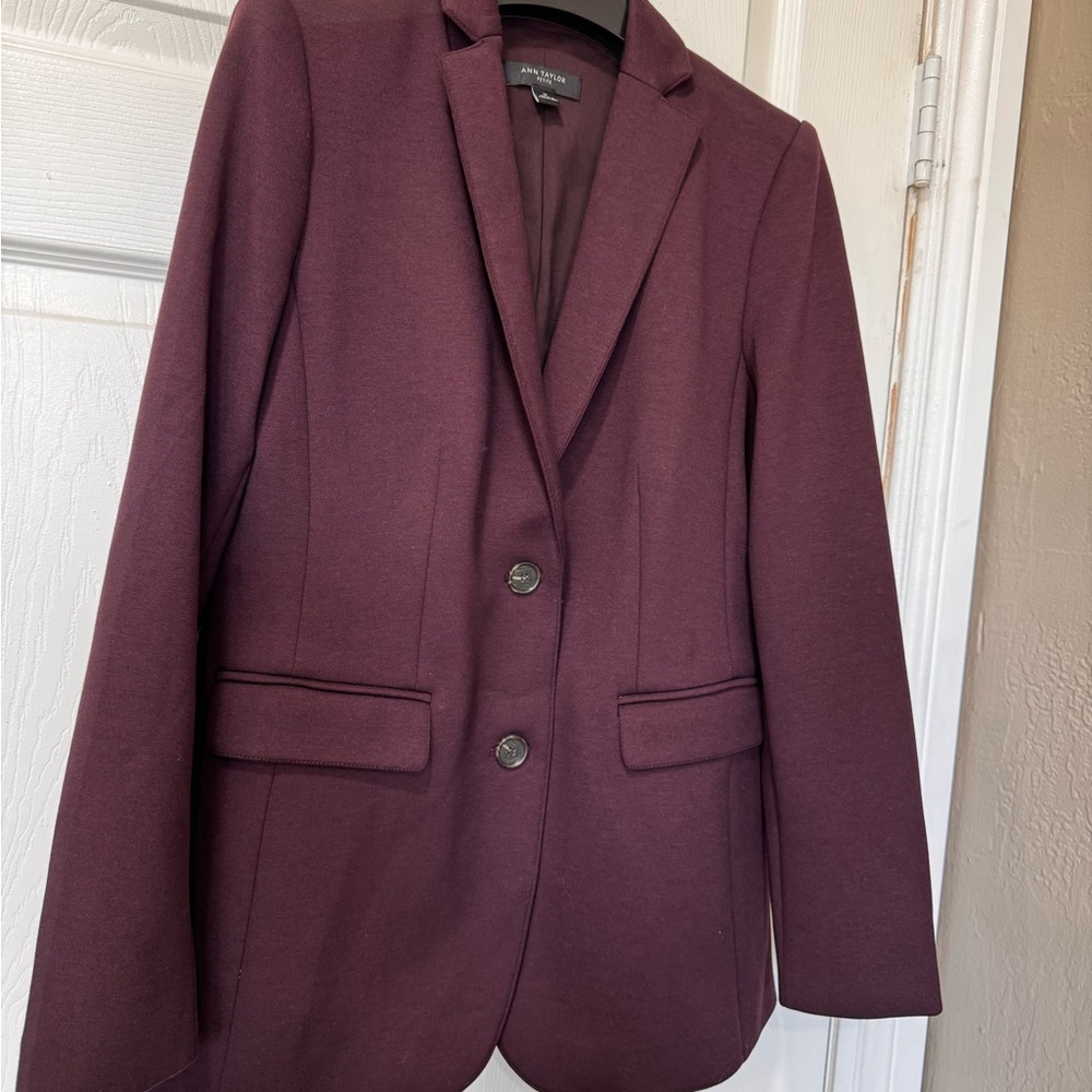 Chic Petite Two Button Blazer In Double Knit - image 2